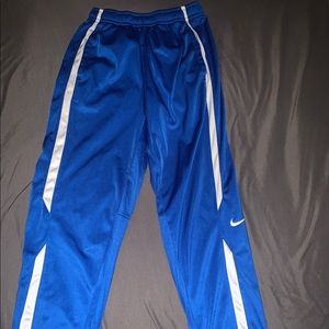 Blue Nike sweat pants